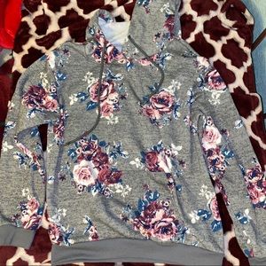 Floral hoodie